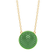 Sphere Pendant Necklace in Green