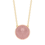 Sphere Pendant Necklace in Pink
