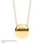 Sphere Pendant Necklace in Gold