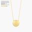 Sphere Pendant Necklace in Gold