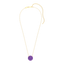 Sphere Pendant Necklace in Violet