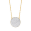 Sphere Pendant Necklace in White
