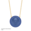 Sphere Pendant Necklace in Blue