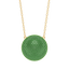 Sphere Pendant Necklace in Green