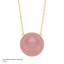 Sphere Pendant Necklace in Pink