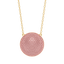 Sphere Pendant Necklace in Pink