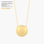 Sphere Pendant Necklace in Gold