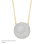 Sphere Pendant Necklace in White