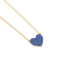 Heart Pendant Necklace in Blue