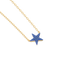 Star Pendant Necklace in Blue