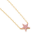Star Pendant Necklace in Pink