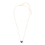 Heart Pendant Necklace in Blue
