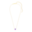 Star Pendant Necklace in Violet