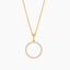 Standing O Pendant Necklace