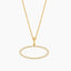 One With the Oval Pendant Necklace