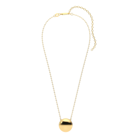 Sphere Pendant Necklace in Gold