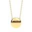 Sphere Pendant Necklace in Gold