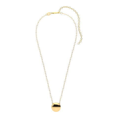 Sphere Pendant Necklace in Gold