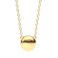 Sphere Pendant Necklace in Gold