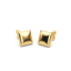 Cube Studs in Gold