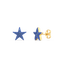 Star Studs in Blue