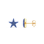 Star Studs in Blue