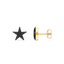 Star Studs in Black