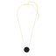 Sphere Pendant Necklace in Black
