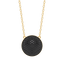Sphere Pendant Necklace in Black