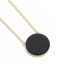 Sphere Pendant Necklace in Black