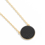 Sphere Pendant Necklace in Black