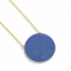 Sphere Pendant Necklace in Blue