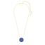 Sphere Pendant Necklace in Blue