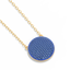 Sphere Pendant Necklace in Blue