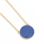 Sphere Pendant Necklace in Blue
