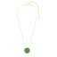 Sphere Pendant Necklace in Green