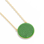 Sphere Pendant Necklace in Green