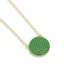 Sphere Pendant Necklace in Green