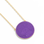 Sphere Pendant Necklace in Violet