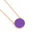 Sphere Pendant Necklace in Violet