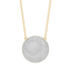 Sphere Pendant Necklace in White