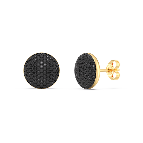 Sphere Studs in Black