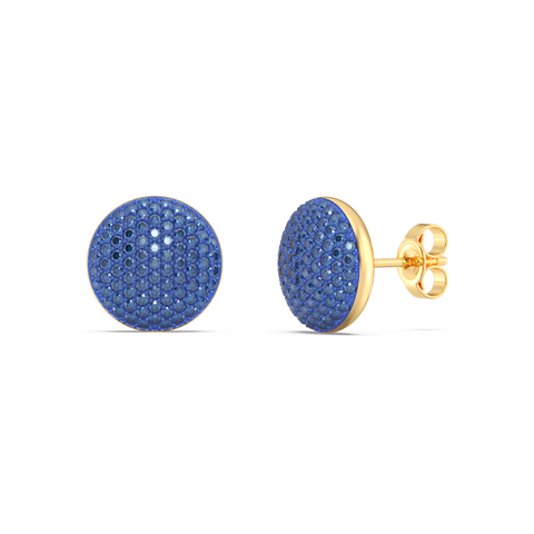 Sphere Studs in Blue