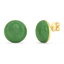 Sphere Studs in Green