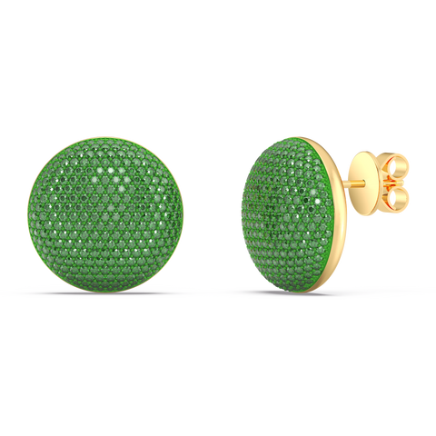 Sphere Studs in Green