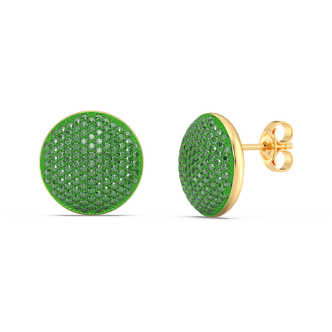 Sphere Studs in Green