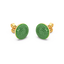 Sphere Studs in Green