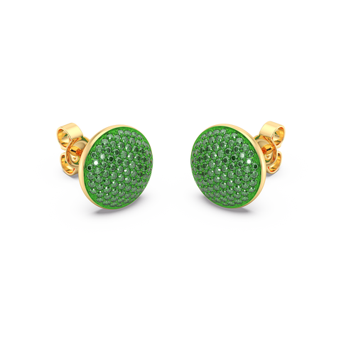 Sphere Studs in Green