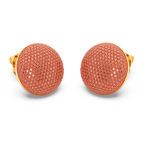 Sphere Studs in Orange