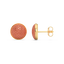 Sphere Studs in Orange